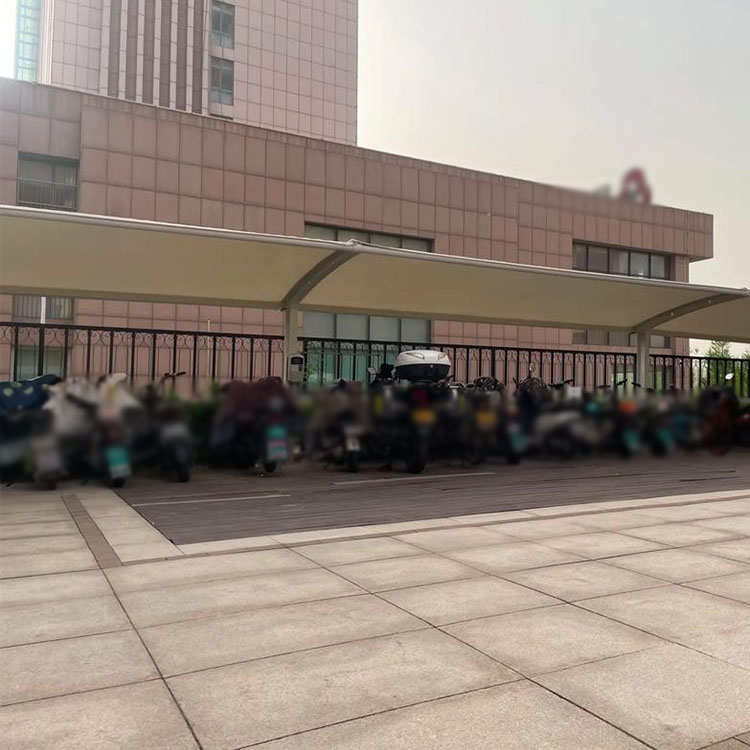 乌兰察布膜结构电动车棚