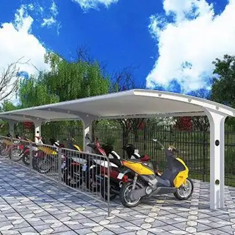 乌兰察布膜结构电动车棚